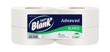 Papel  higienico advance blanco doble hoja super blank